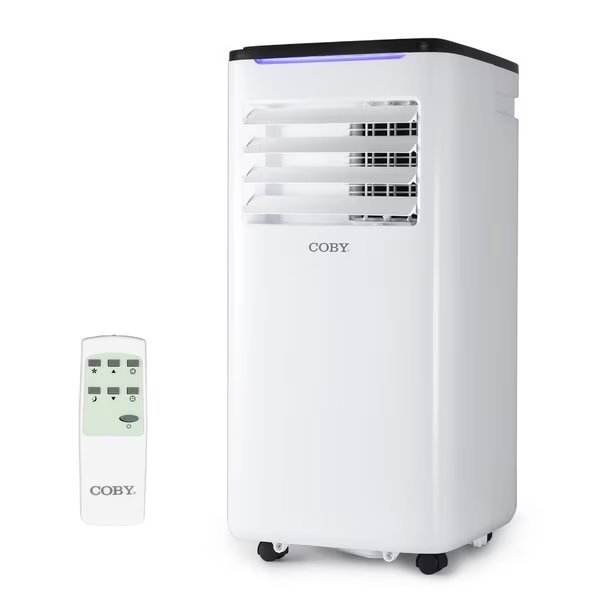 6,500 BTU Portable Air Conditioner SACC/CEC 9,000 BTU ASHRAE 128, Coby, Mfr#: CBPAC650